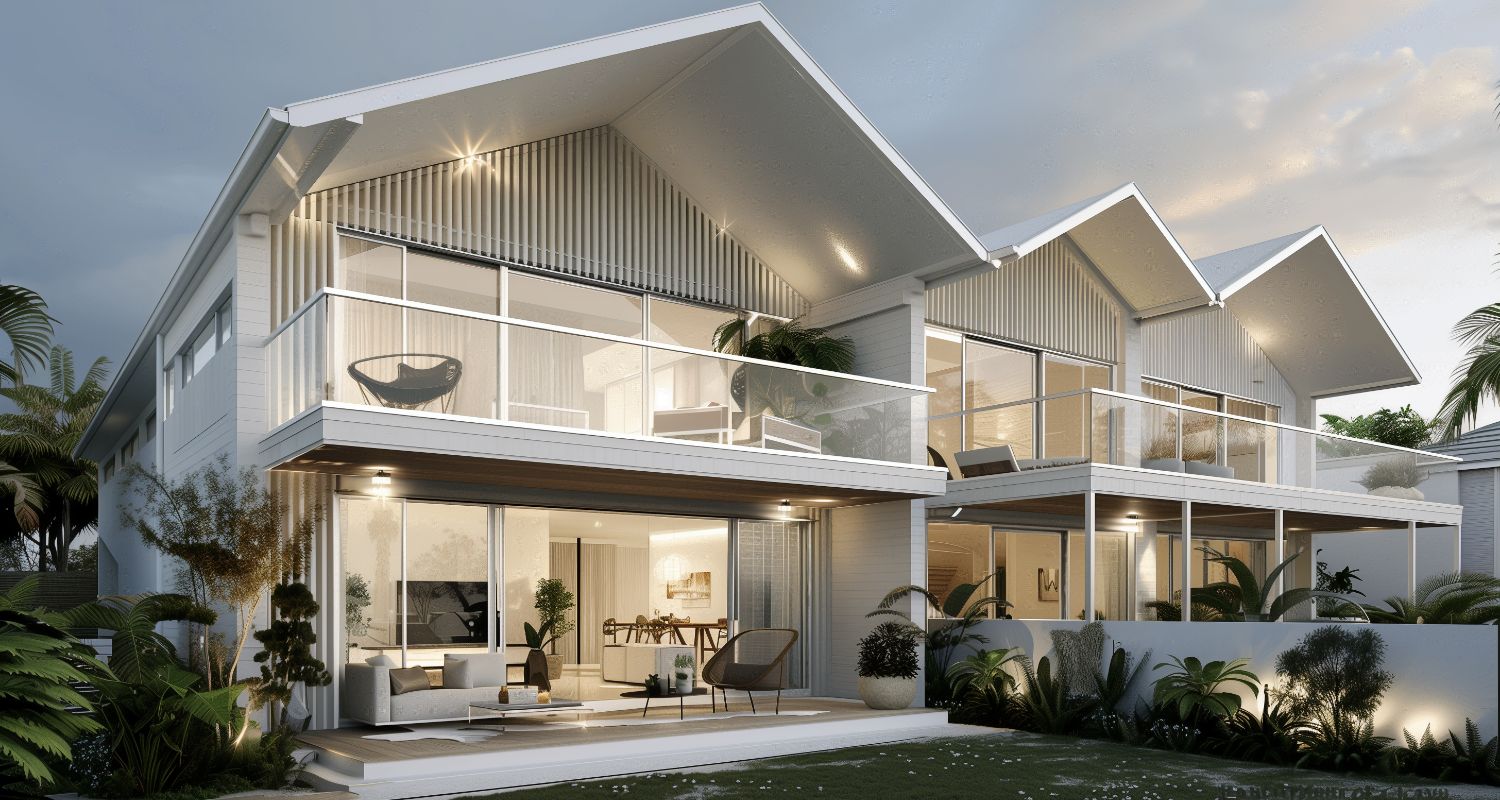 Elegant coastal-style living room showcasing the lifestyle offered through boutique developments in Greater Sydney